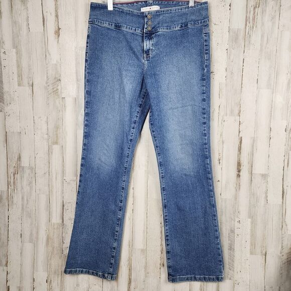 Tommy Hilfiger Bootcut Jeans Blue Size 10 - Picture 1 of 10